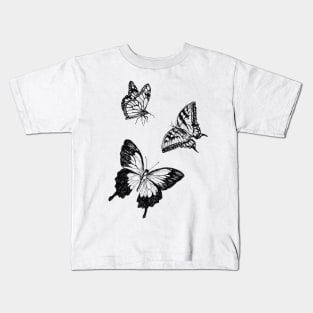 butterflies print Kids T-Shirt